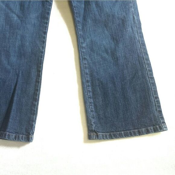 CROPPED Flare Dark Wash Jeans 6 Drew The Limited - Picture 4 of 7